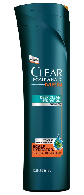 Clear Men's Deep Hydration Shampoo 12.9 oz