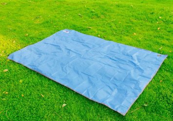 Bundle Monster Waterproof Picnic Beach Outdoor Large Camping Mat Pad Blanket with Draw String Carrying Tote