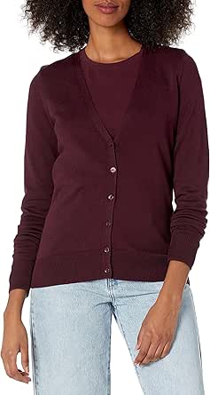 Amazon Essentials Women's Vee Cardigan