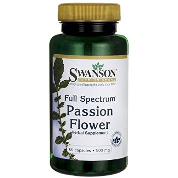 Full-Spectrum Passion Flower 500 mg 60 Caps by Swanson Premium (1)