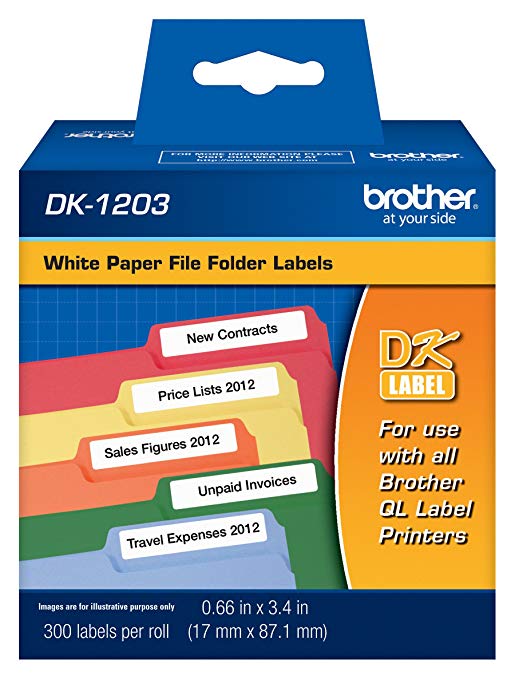 Brother DK-1203 File Folder Label Roll