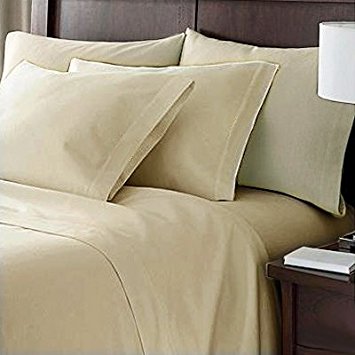 Hotel Luxury Bed Sheets Set-SALE TODAY ONLY! On Amazon-Top Quality Softest Bedding 1800 Series Platinum Collection-100%!Deep Pocket, Wrinkle & Fade Resistant(Twin, Cream)