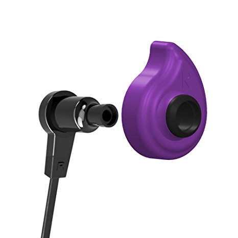 Decibullz 200-PUR Custom Molded Earphone Adapters, Purple