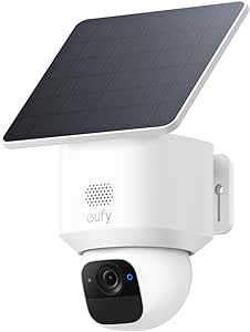 eufy Security eufy SoloCam E30, Solar Powered, 360° Pan, AI Tracking, 2K Clarity, Security Cameras Wireless Outdoor, Camera, Outdoor Camera, HomeBase S380 Compatible, No Monthly Fee