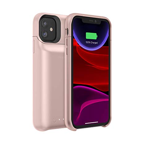 mophie Juice Pack Access - Ultra-Slim Wireless Charging Battery Case - Made for Apple iPhone 11 - Blush Pink