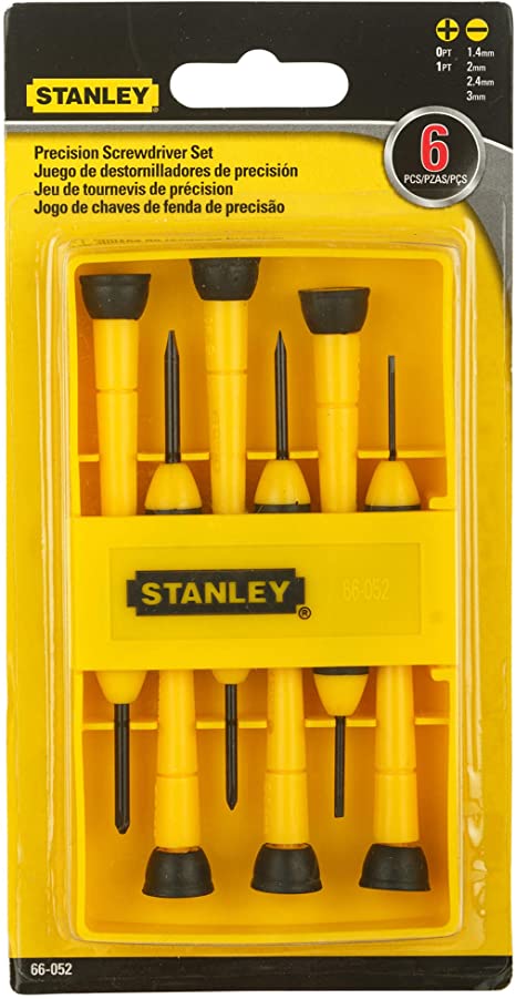 STANLEY Screwdriver Set, Precision, 6-Piece (66-052)