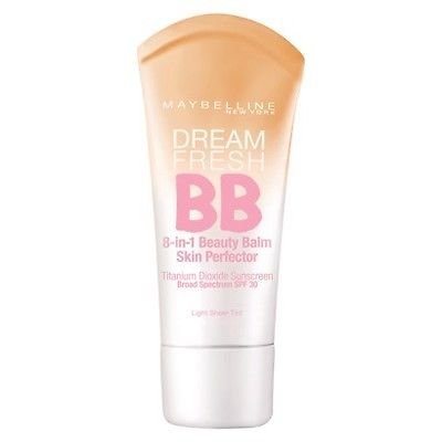 Maybelline Dream Fresh BB Cream 8-in-1 Beauty Balm Skin Perfecter 100 Light 1 Oz