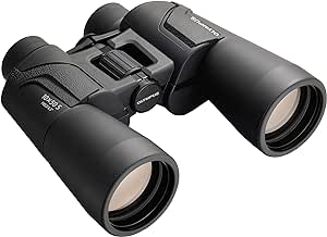 Olympus Binocular 10x50 S - Ideal for Nature Observation, Wildlife, Birdwatching, Sports, Concerts, Black