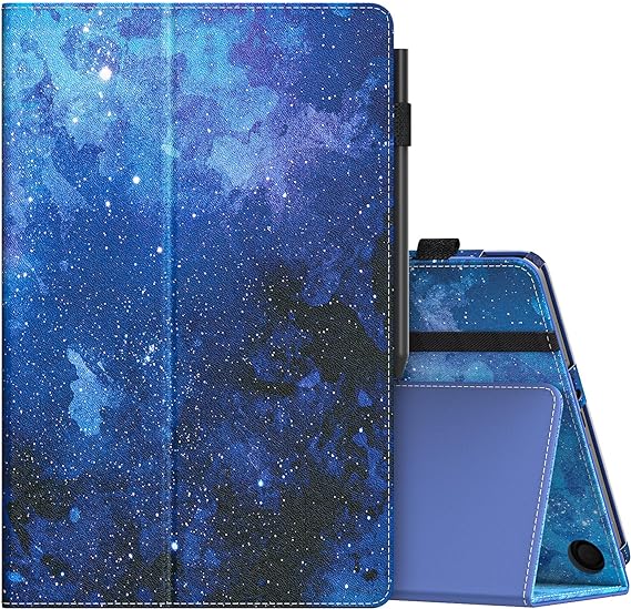 MoKo for Amazon Kindle Fire Max 11 Case (13th Generation, 2023 Release) 11" - Slim Folding Stand Cover Case for Fire 11 Tablet with Auto Wake/Sleep, Blue Starry Sky