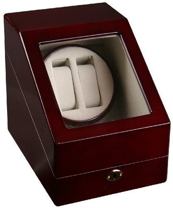 Top Quality Double Automatic Wood Watch Winder with 3 storages W23