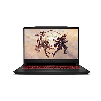 MSI Katana GF66 12UCOK 15.6" FHD (1920 * 1080) Gaming Laptop - Alder Lake i5-12450H DDR5 8GB*2 (4800MHz) RAM 512GB NVMe PCIe SSD Gen4x4 RTX3050 GDDR6 4GB Win 11 Home - 9S7-158424-693