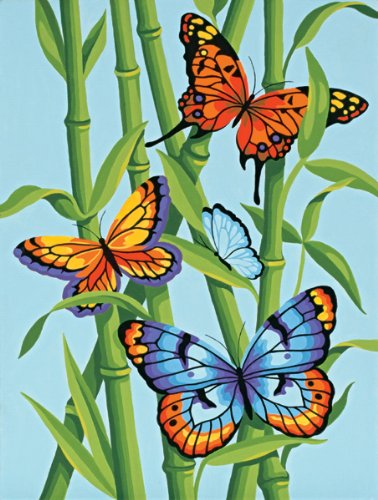 Dimensions Paintworks Paint By Number, Butterflies And Bamboo