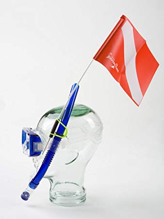 Trident Snorkel Attached Dive Flag