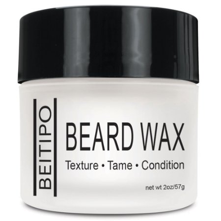 Beard Balm Wax Conditioner and Care Products - Infused with Coconut and Sweet Almond Oil - Holds Even the Most Unruly Facial Hair - Best Mens Gifts 2 Oz Premium Jar