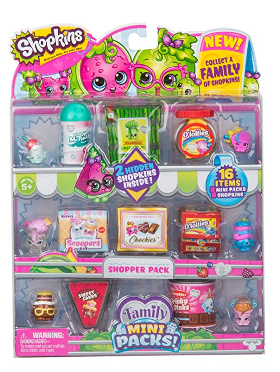 Shopkins New Families in Collectible Mini Pack - 16 Piece