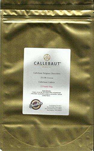 Callebaut 823 33.6% Milk Chocolate Callets 1 lb