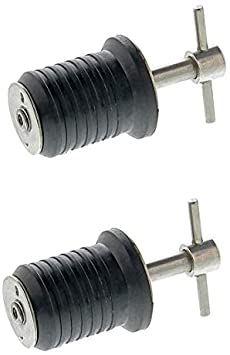 SeaSense Stainless Steel Drain Twist Plug (1- Inch) (Two Pack)