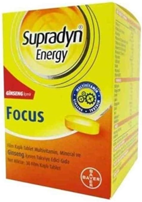 Supradyn Energy Focus 30 Tablets