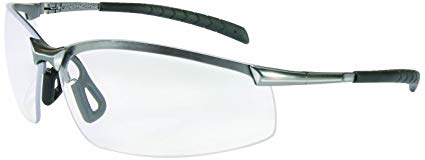 North by Honeywell A1300 GX-8 Series Safety Eyewear, Brushed Steel