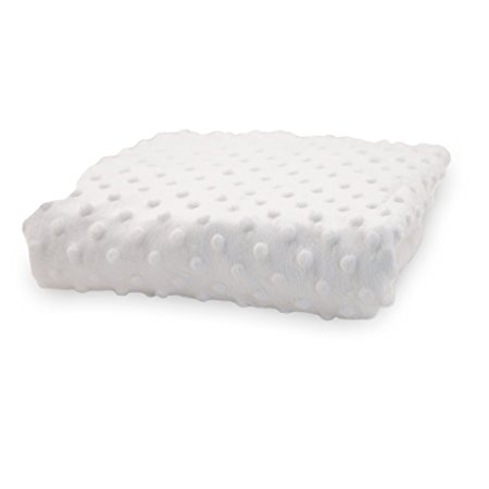 Rumble Tuff  Minky Dot Changing Pad Cover, White,Standard
