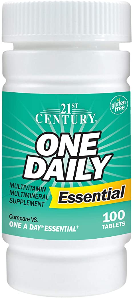 21st Century One Daily Essential Tablets, 100 Count