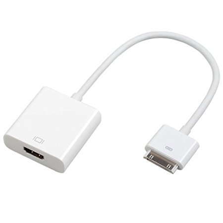 iXCC Quality iPad To HDMI Cable Adapter For Apple iPad, iPad 2, the New iPad 3, iPhone 4, iPhone 4S And iTouch 4
