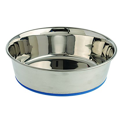 OurPets DuraPet Premium Rubber-Bonded Stainless Steel Bowls