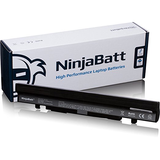 NinjaBatt Laptop Battery for Asus U56E U46E A42-U46 U46 U46S A32-U46 U46E-BAL7 U56 U46SV U46E-BAL6 U56E-BBL5 U56E-XR1 U46E-XS51 U46SV-DH51 U46SV-WX036V – High Performance [8 Cells/4400mAh/65Wh]