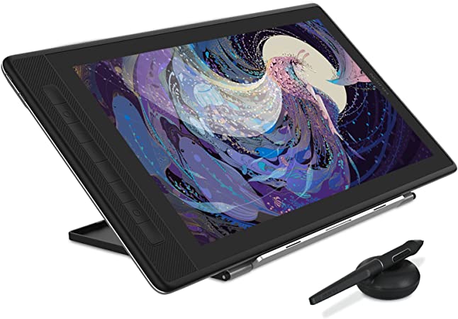 HUION Kamvas Pro 16 2.5K QHD Graphics Drawing Tablet with Screen QLED Full Lamination 145% sRGB and PW517 Battery-Free Stylus, Pen Display for Windows, Mac, Android, Linux 15.8 inch