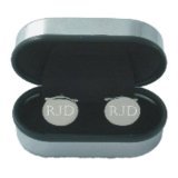 Personalised Engraved Cufflinks. Can be engraved with up to 5 initials. Ideal wedding, anniversary or birthday gift. Please email with engraving instructions.