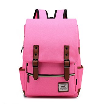 MssFine Unisex Cool Style School Backpack 15.6" Laptop Bag Casual Daypack