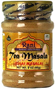Rani Natural Tea (Chai) Masala Indian Spice Blend 3oz (85g) ~ Vegan, Gluten Free & Salt/Sugar-Free!