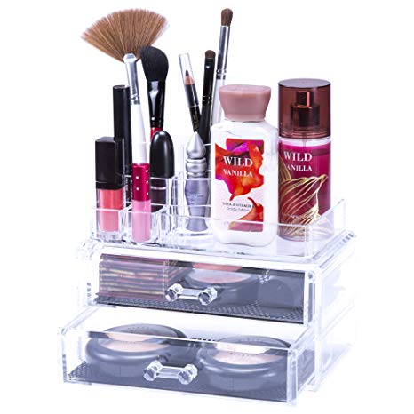 Lavish Home Jewelry & Cosmetic Organizer Two Piece Set