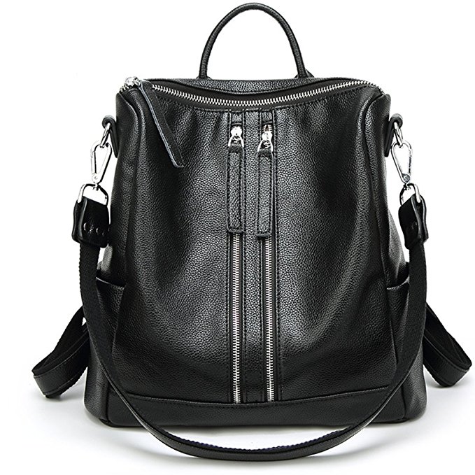 Womens & Girls PU Leather Backpack Purse Fashion Casual Shoulder Bag