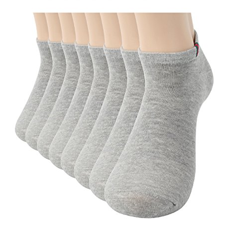 Mens 8 to 12 Pack Classic Casual No Show Low Cut Ankle Socks