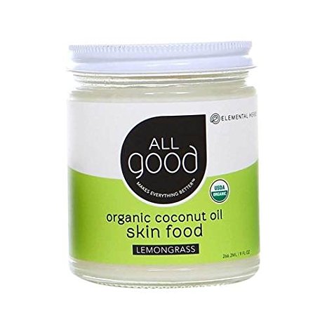 All Good Coconut Oil Skin Food Lemongrass, 7.5 oz