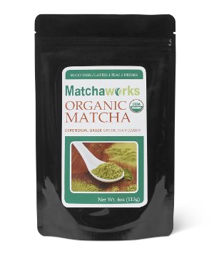 HealthWorks Matchaworks Organic Green Tea Powder, 4oz