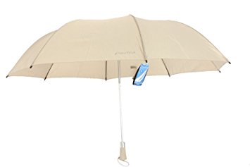 Nautica, Auto Open Umbrella, 2 Section, Over-Sized Ultra Slim for On the Go, 56 inch