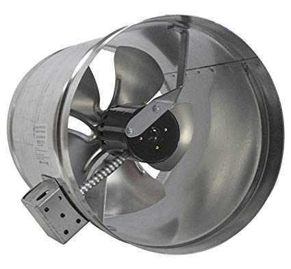 Tjernlund EF-12 Duct Booster Fan, 800 CFM, 12"