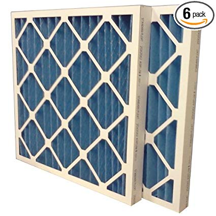 US Home Filter SC40-16X16X2 MERV 8 Pleated Air Filter (Pack of 6), 16" x 16" x 2"