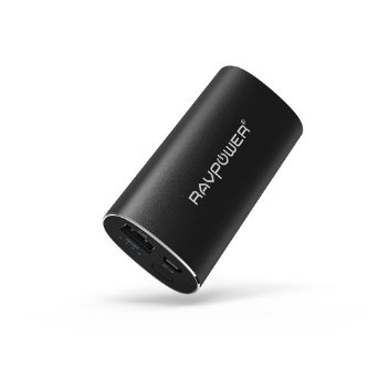 RAVPower Portable Charger 6700mAh External Battery Pack 24A Output 2A Input iSmart Technology