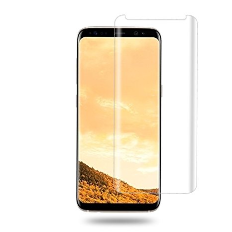 Galaxy S8 Plus Tempered Glass Screen Protector, Auideas 9H Hardness [Ultra Clear] No Foam [Scratch] [for] Samusung Galaxy S8 Plus Clear