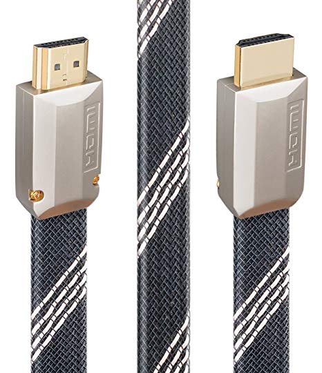 4K HDMI Cable/HDMI Cord 30ft - Ready HDMI 2.0(4K@60Hz 4:4:4) - High Speed 4K,3D,2160P,1080P - 26AWG Braided Cable - Ethernet/CEC/ARC/HDCP 2.2/CL3 for UHD TV,Blu-ray Player,Xbox,PS4/3,PC,Apple TV