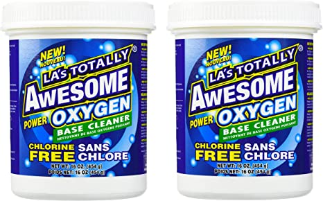 LA's Totally Awesome Power Oxygen Base Cleaner, 16 Oz (2 Tubs)
