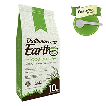 Diatomaceous Earth 10 Lbs Food Grade DE - Includes Free Scoop