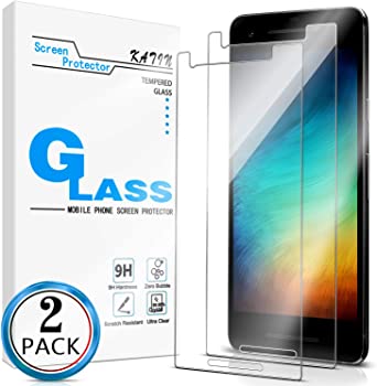 KATIN Tempered Glass Screen Protector For Google Pixel 2, Easy to Install, 2-Pack