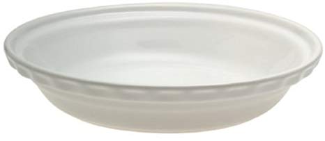 Chantal 9.5-inch Deep Pie Dish, White