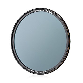 Rangers 67mm MRC CPL filter - 3.8mm Ultrathin, Scratch Resistant, Water Repellent, German Schott Optical Glass, 20-layers Multi Coating, Circular Polarizer Filter