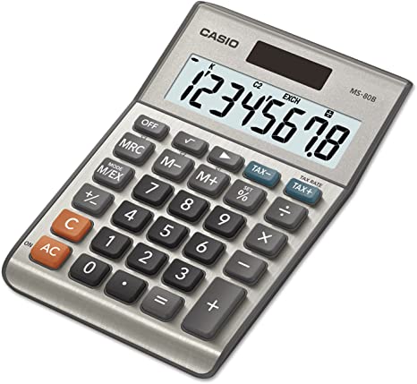 MS-80B Tax and Currency Calculator