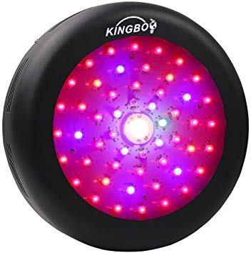 KINGBO New UFO LED Grow Light 300W Full Spectrum LED Plant Light with CREE COB UV IR and Switch for Indoor Greenhouse Hydroponic Plants Seeding Growing and Flowering